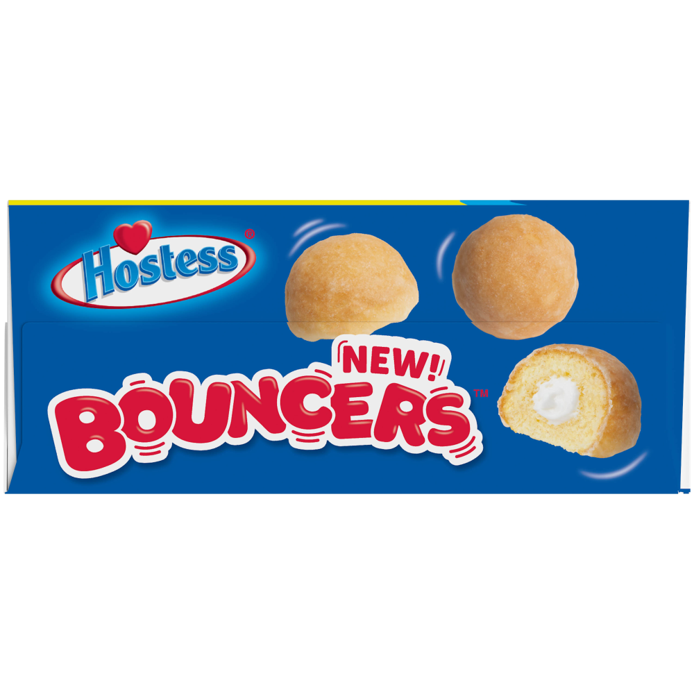 slide 4 of 4, HOSTESS BOUNCERS Glazed TWINKIES, Packable Pouches, Perfect for Lunchboxes – 5 Pouches , 8.62 oz, 5 ct