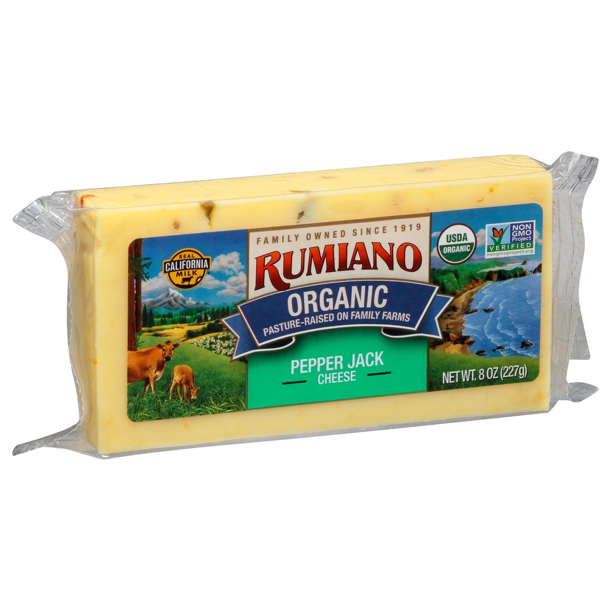 slide 4 of 13, Rumiano Family Organic Pepper Jack Cheese, 8 oz