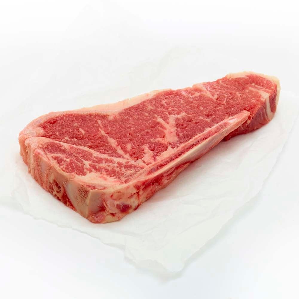 slide 1 of 1, Beef Choice Bone-In Top Loin Strip Steak (Single), per lb