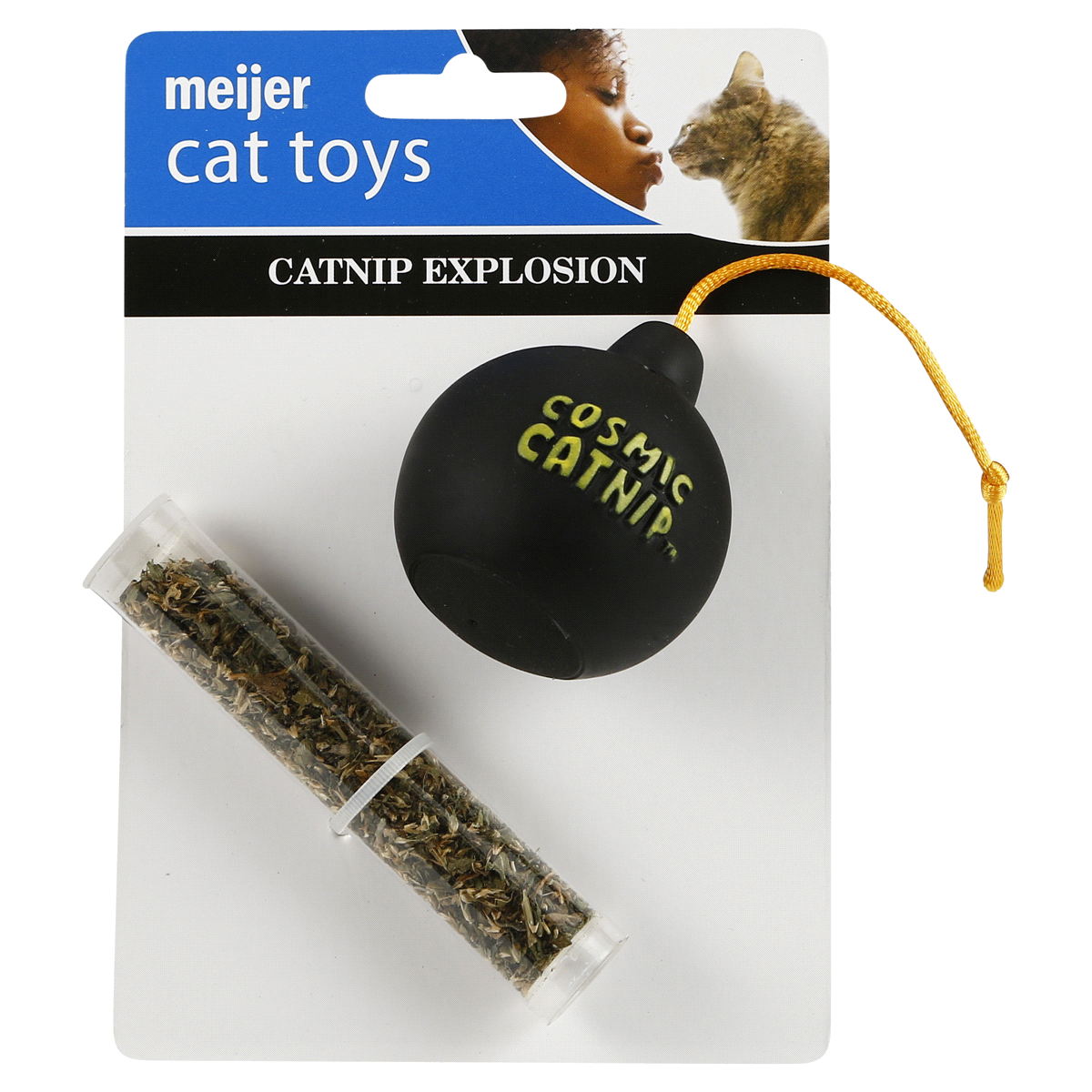 slide 1 of 5, Meijer Explosion Refillable Cat Toy, 2 ct