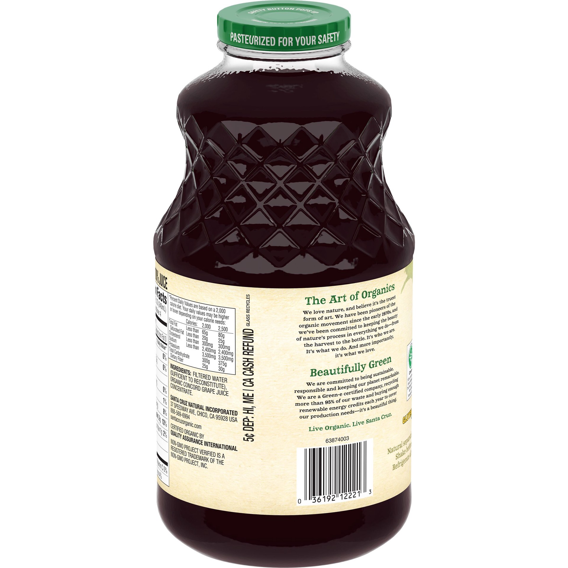 slide 3 of 4, Santa Cruz Organic Concord Grape Juice- 32 fl oz, 32 fl oz