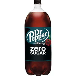 Dr Pepper Cherry Zero Sugar Soda, 2 L bottle