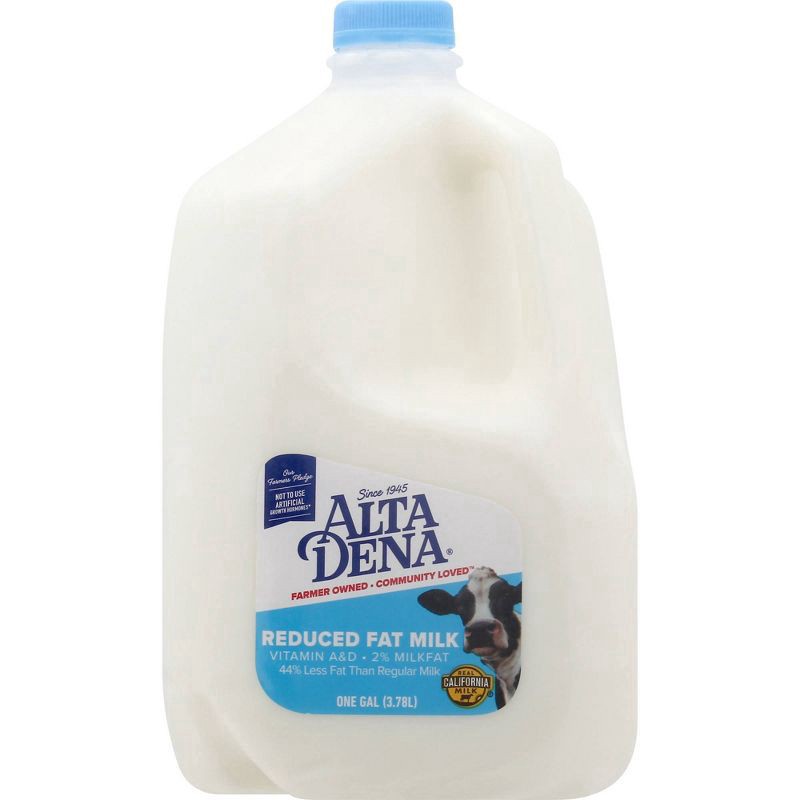 slide 1 of 4, Dairy Pure 2% Reduced Fat Milk, 128 oz