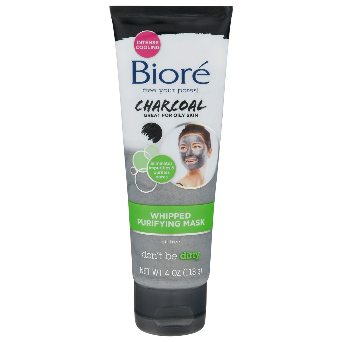 slide 1 of 4, Biore Charcoal Whipped Purifying Detox Mask 4 oz, 4 oz