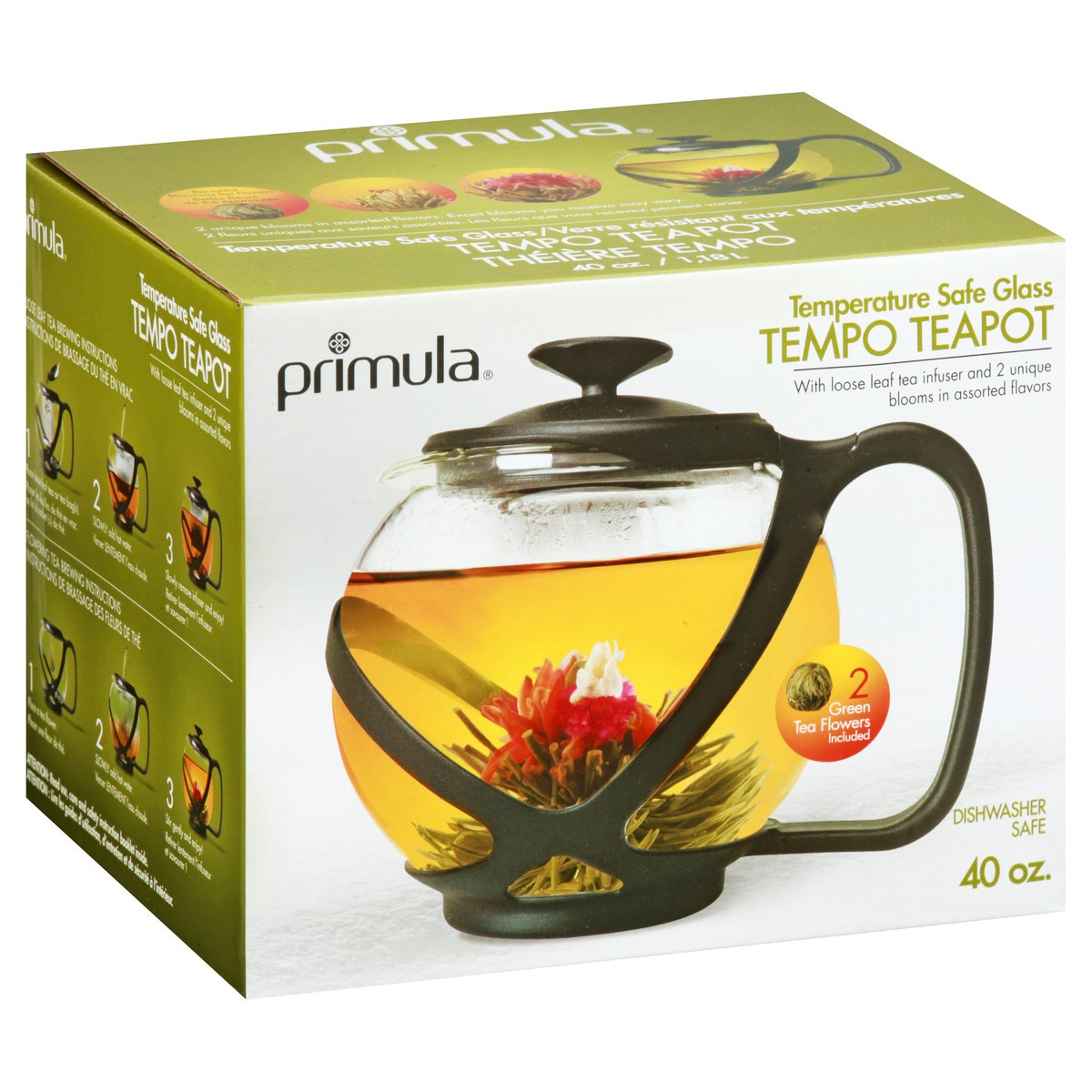 slide 4 of 9, Primula 40 Ounce Tempo Glass Teapot 1 ea, 1 ct
