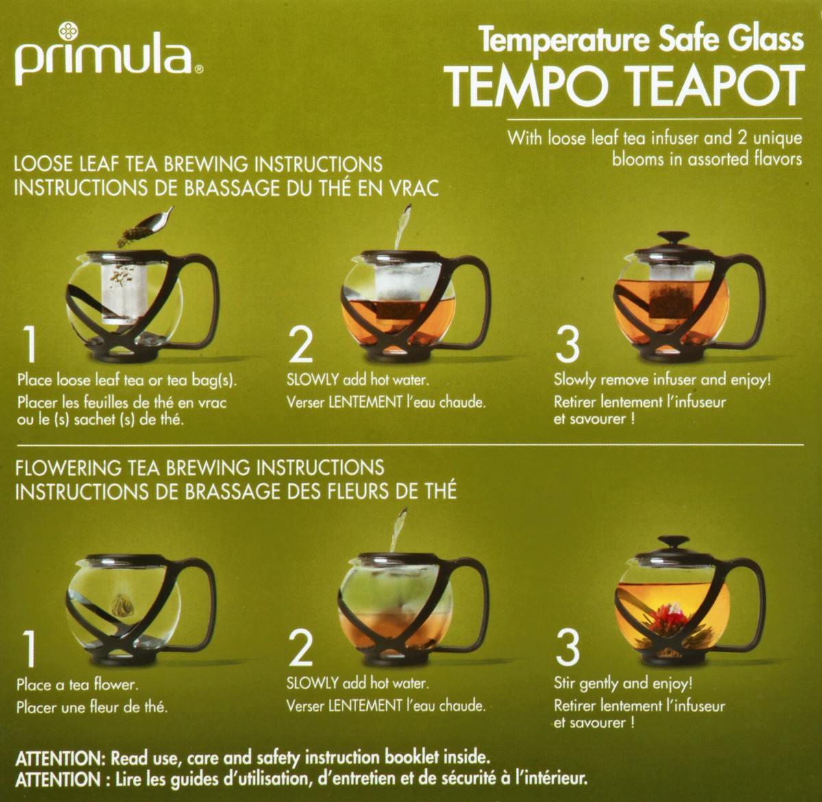 slide 8 of 9, Primula 40 Ounce Tempo Glass Teapot 1 ea, 1 ct