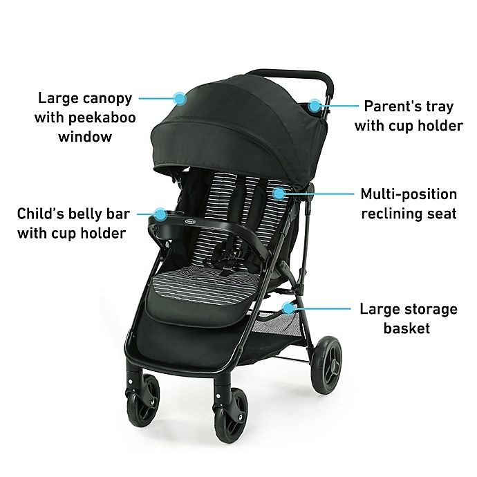 slide 6 of 6, Graco NimbleLite Stroller - Astin, 1 ct