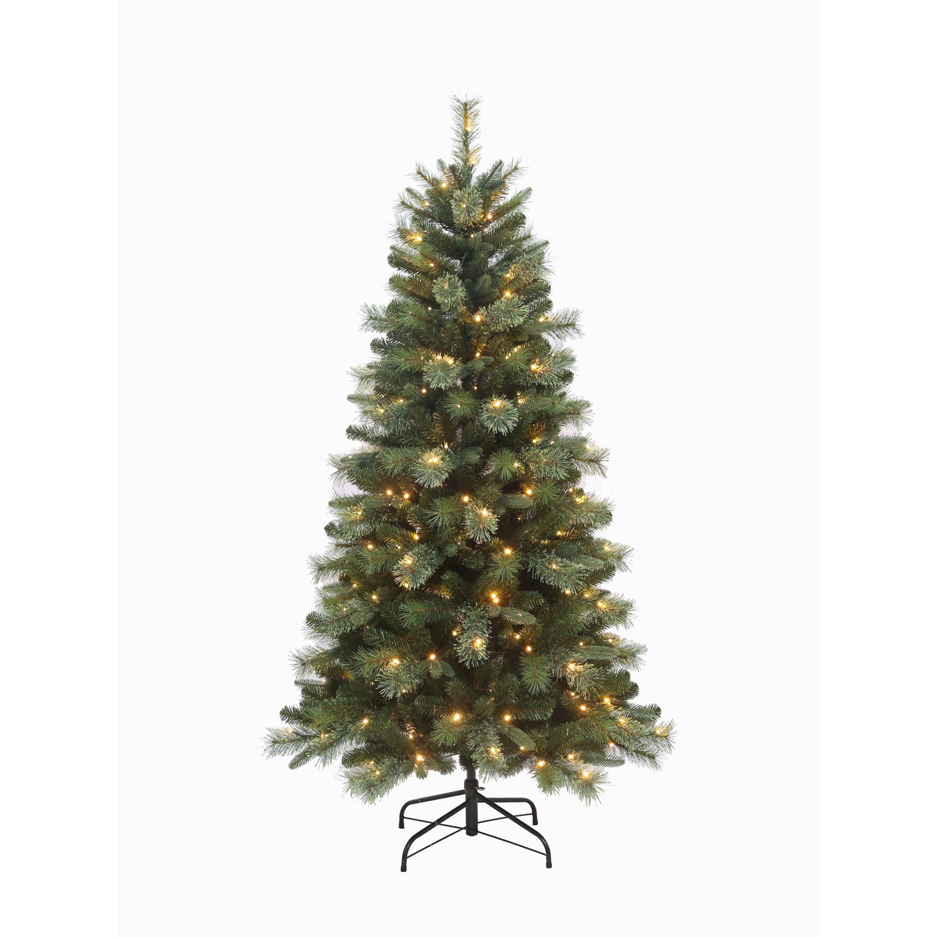 slide 5 of 6, 6ft. Pre-Lit Sierra Spruce Artificial Christmas Tree, Warm White Led Lights By Ashland, 6 ft