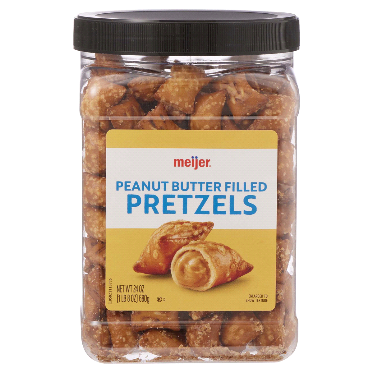 slide 1 of 17, Meijer Peanut Butter Filled Pretzels, 24 oz