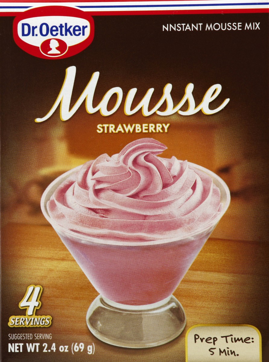 slide 4 of 4, Dr. Oetker Strawberry Mousse Mix, 2.4 oz