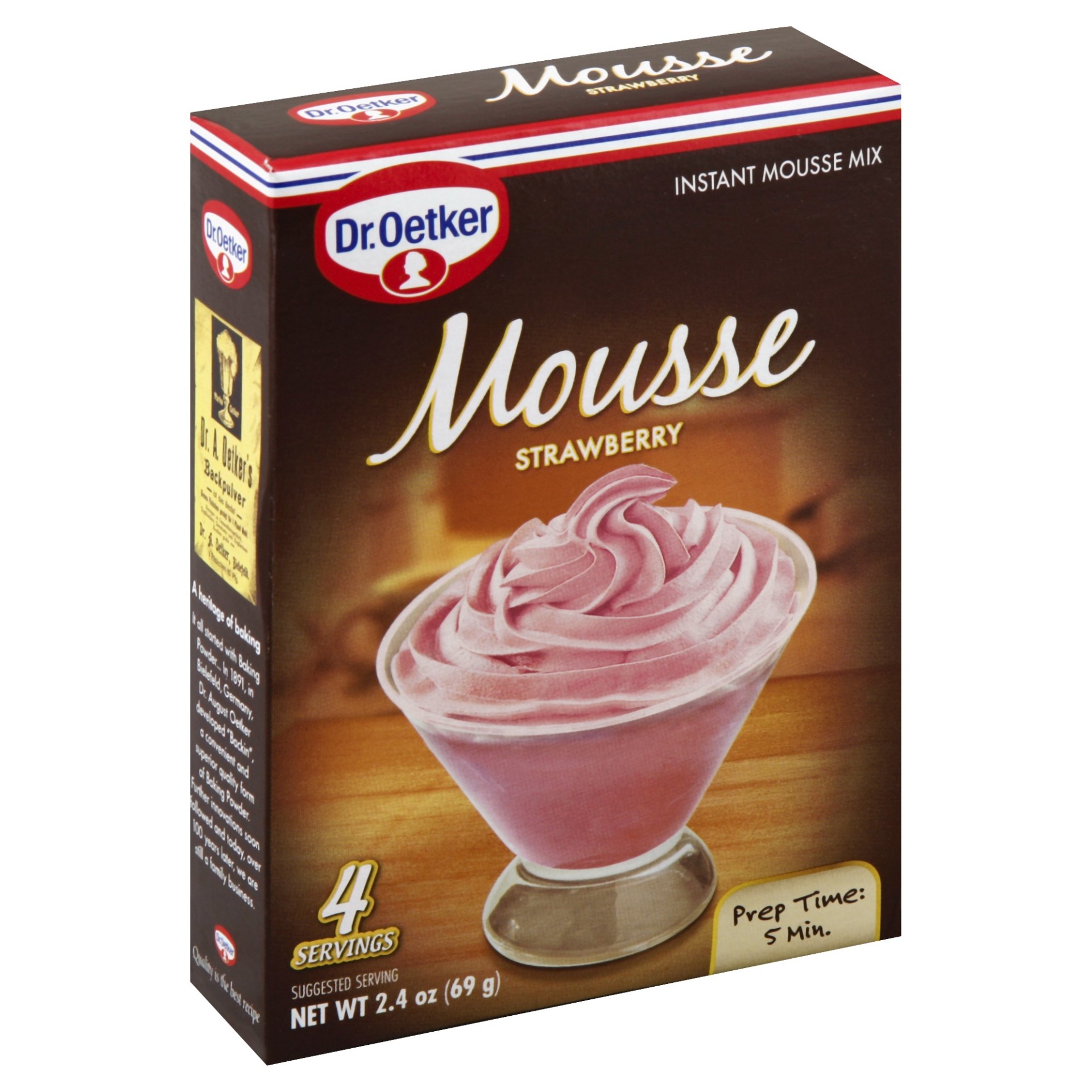 slide 1 of 4, Dr. Oetker Strawberry Mousse Mix, 2.4 oz