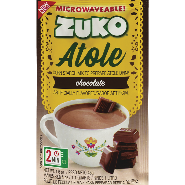 slide 1 of 1, Zuko Usa Atole Chocolate, 1 ct