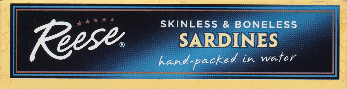 slide 5 of 11, Reese Skinless & Boneless Low Sodium Sardines 4.375 oz, 4.38 oz