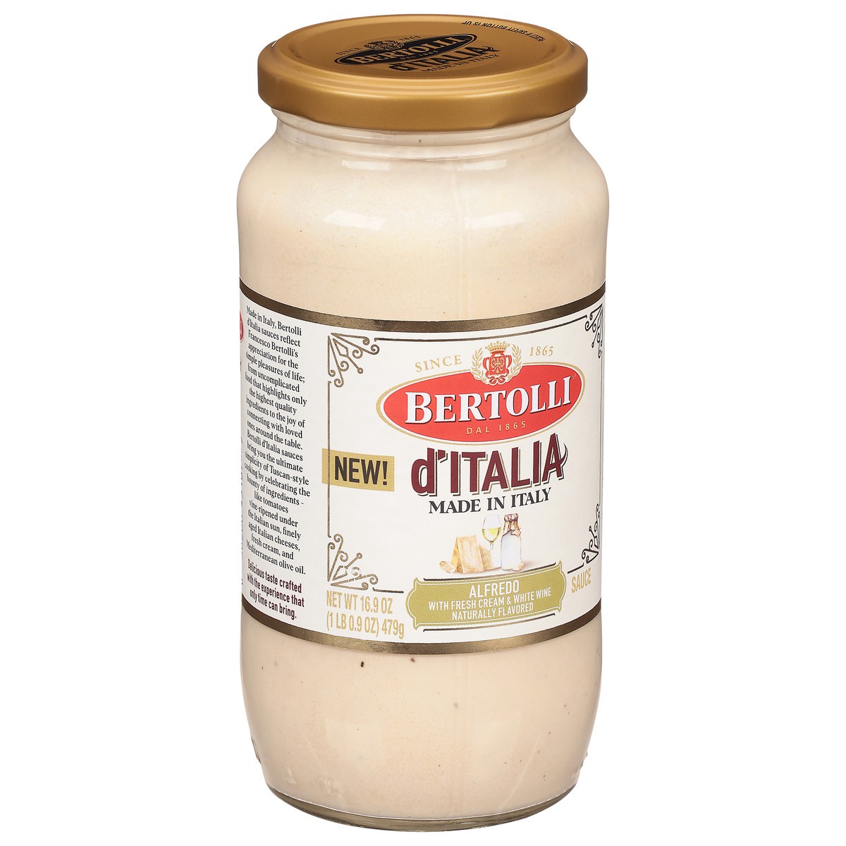 slide 5 of 9, Bertolli Alfredo Sauce 16.9 fl oz, 16.9 fl oz