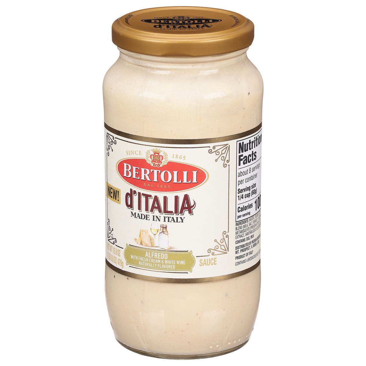 slide 2 of 9, Bertolli Alfredo Sauce 16.9 fl oz, 16.9 fl oz