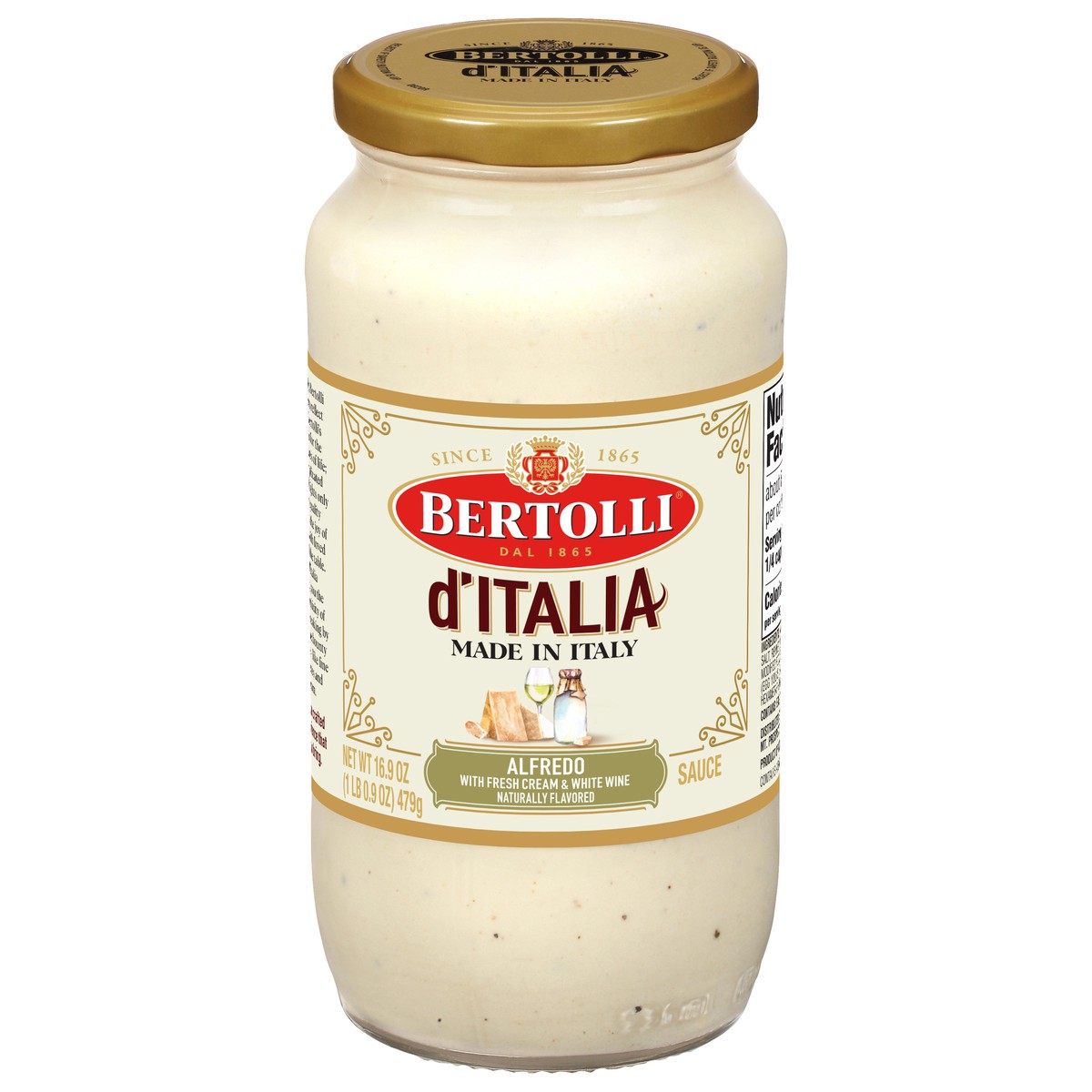slide 1 of 9, Bertolli Alfredo Sauce 16.9 fl oz, 16.9 fl oz