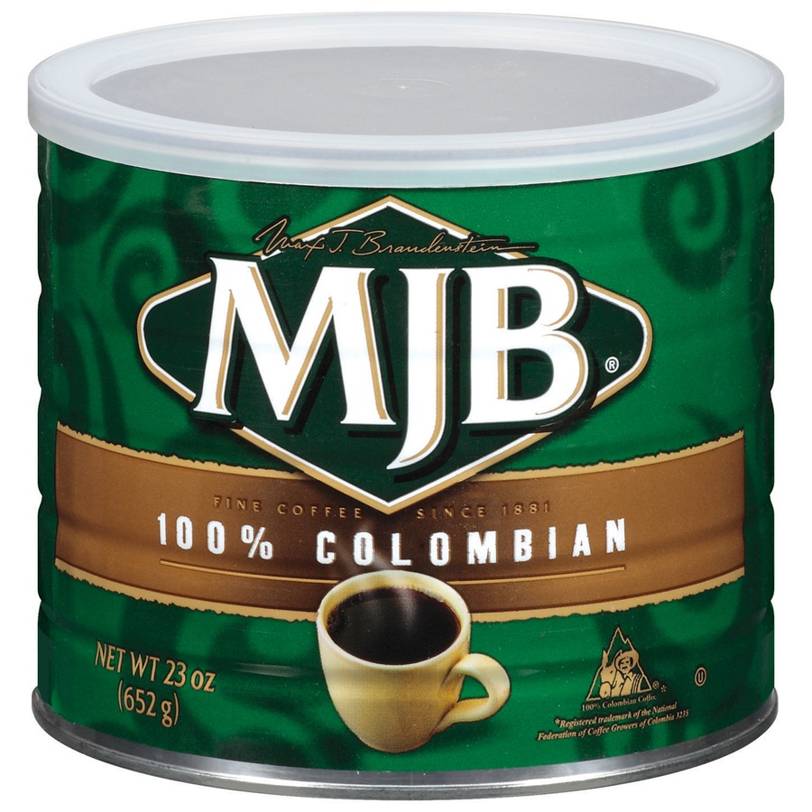 slide 1 of 1, Mjb 100% Colombian Coffee, 23 oz