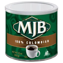 MJB Coffee Colombian Medium Roast Ground - 23 oz Can