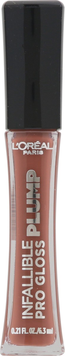 slide 1 of 1, L'Oréal Infallible Radiant Mauve 604 Plump Pro Lip Gloss 0.21 fl oz, 0.21 fl oz