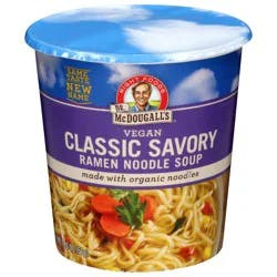 Dr. McDougall's Organic Vegan Chicken Flavor Ramen Soup Cup 1.8 oz