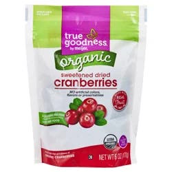 True Goodness Organic Sweetened Dried Cranberries
