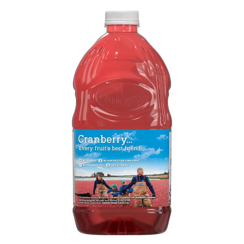 slide 4 of 6, Ocean Spray Cran-Watermelon Juice - 64 fl oz Bottle, 64 fl oz