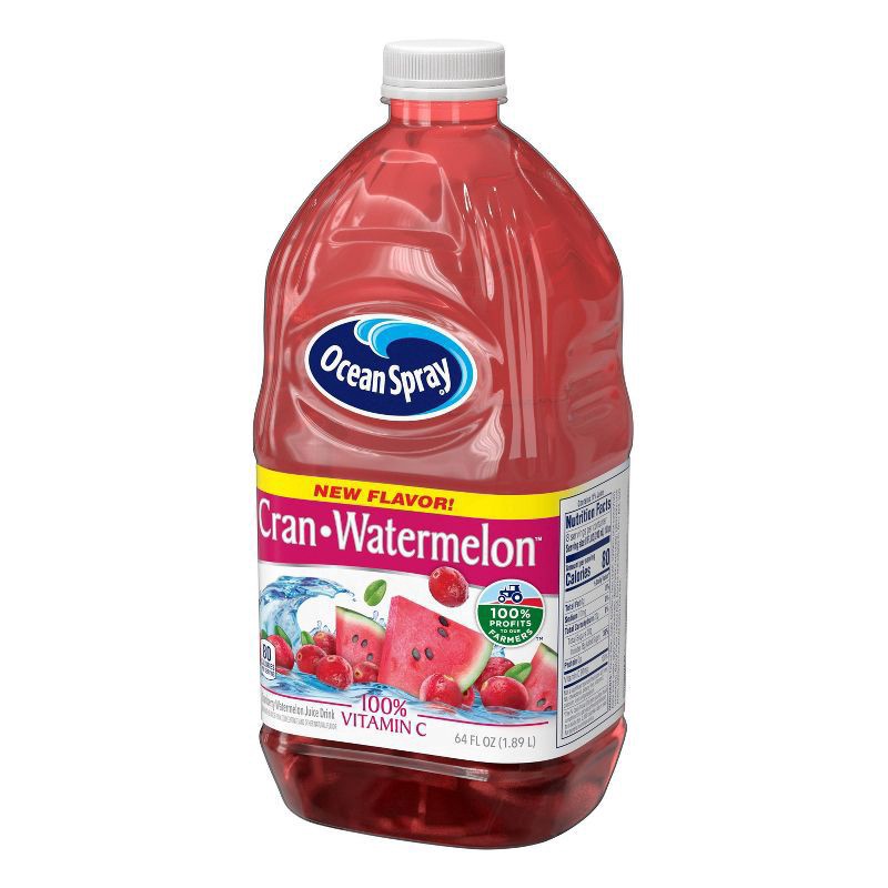 slide 5 of 6, Ocean Spray Cran-Watermelon Juice - 64 fl oz Bottle, 64 fl oz