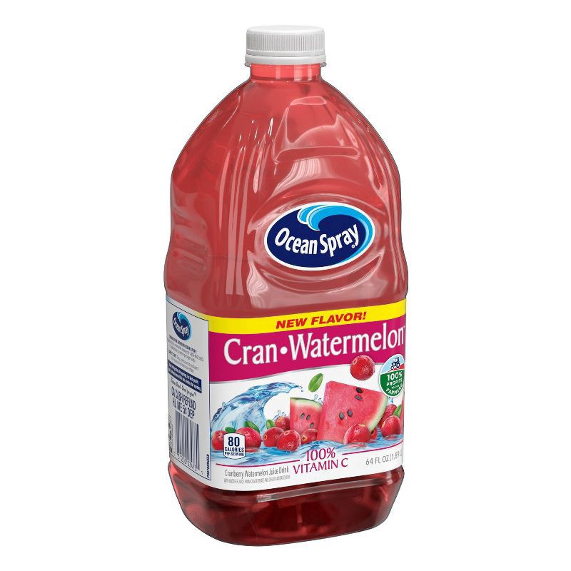 slide 6 of 6, Ocean Spray Cran-Watermelon Juice - 64 fl oz Bottle, 64 fl oz