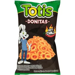 Totis Donitas Hot Chili Flavored Wheat Snack