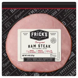 Frick's Ham Steak, Boneless, Cherrywood, 8 oz