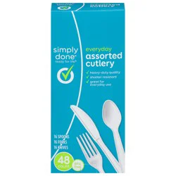 Simply Done Everyday Assorted Cutlery - 48 ea