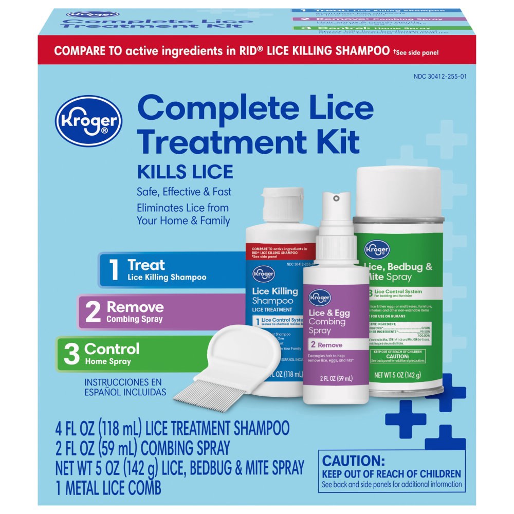 slide 2 of 4, Kroger Complete Lice Treatment Kit, 4 ct