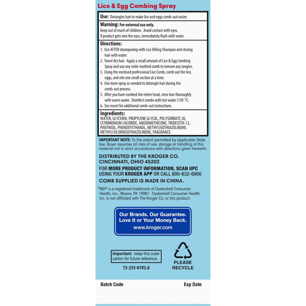 slide 4 of 4, Kroger Complete Lice Treatment Kit, 4 ct