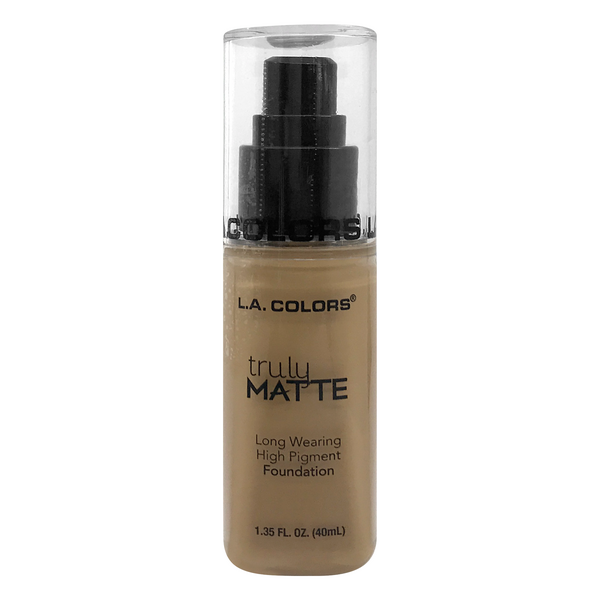 slide 1 of 1, LA COLORS Lac Truly Matte Foundation Cafe, 1 oz