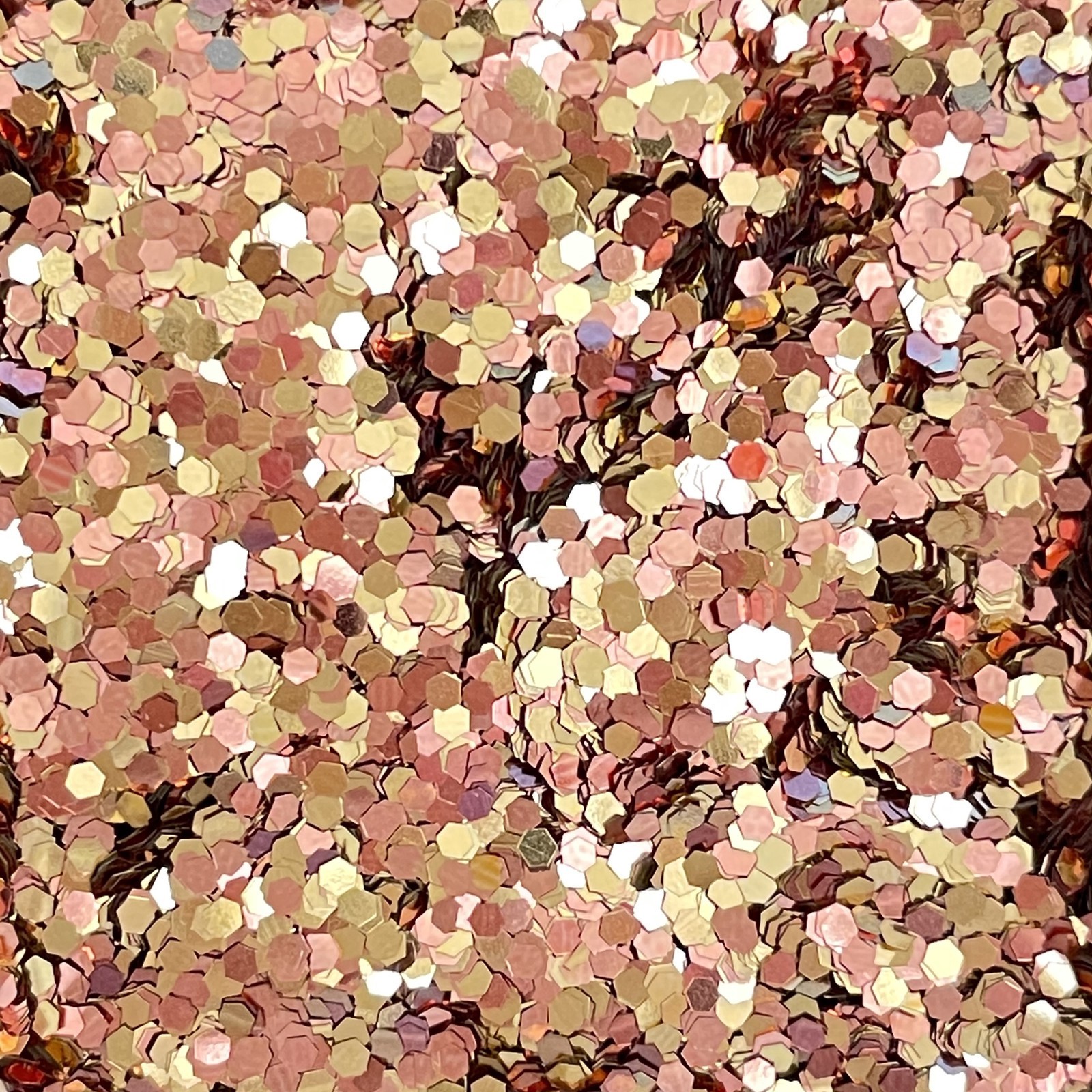 slide 5 of 5, Chunky Polyester Champagne Rose Glitter By Recollections, 1.5 oz