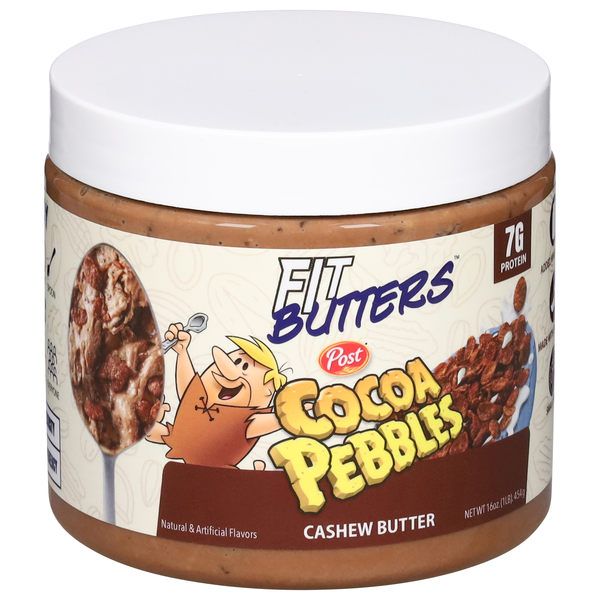 slide 1 of 1, Fit Butters Cocoa Pebbles Cashew Butter 16 oz, 16 oz