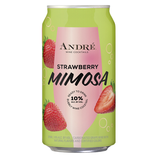 slide 1 of 1, Andre Strawberry Mimosa Sparkling Wine Cocktail, 375 ml