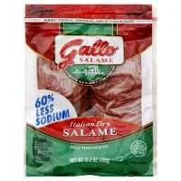 Gallo Deli Thin Sliced Italian Dry Salami, 15.2 oz.