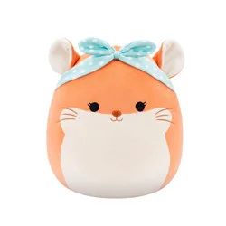 Squishmallows 12" Peach Chinchilla With Mint Headband