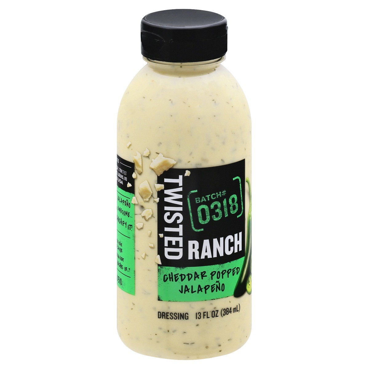 slide 8 of 10, Twisted Ranch Cheddar Popped Jalapeno Sauce & Dressing, 13 fl oz Bottle, 13 oz