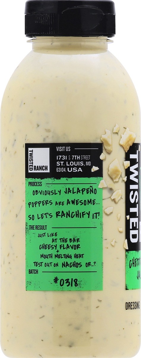 slide 6 of 10, Twisted Ranch Cheddar Popped Jalapeno Sauce & Dressing, 13 fl oz Bottle, 13 oz