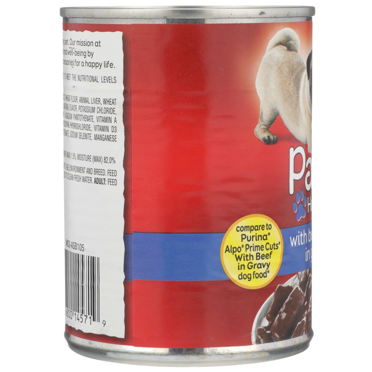 slide 2 of 11, Paws Happy Life Dog Food with Beef Slices in Gravy 13.2 oz, 13.2 oz