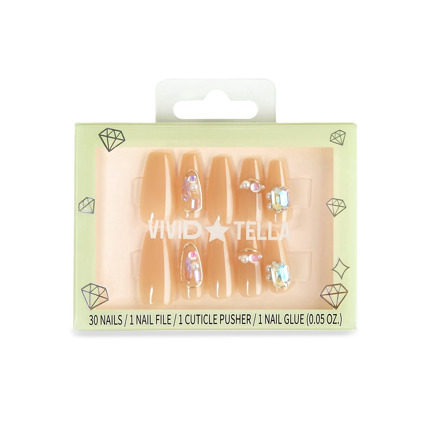 slide 1 of 1, Vivid Tella Nails - Bedtime, 1 ct