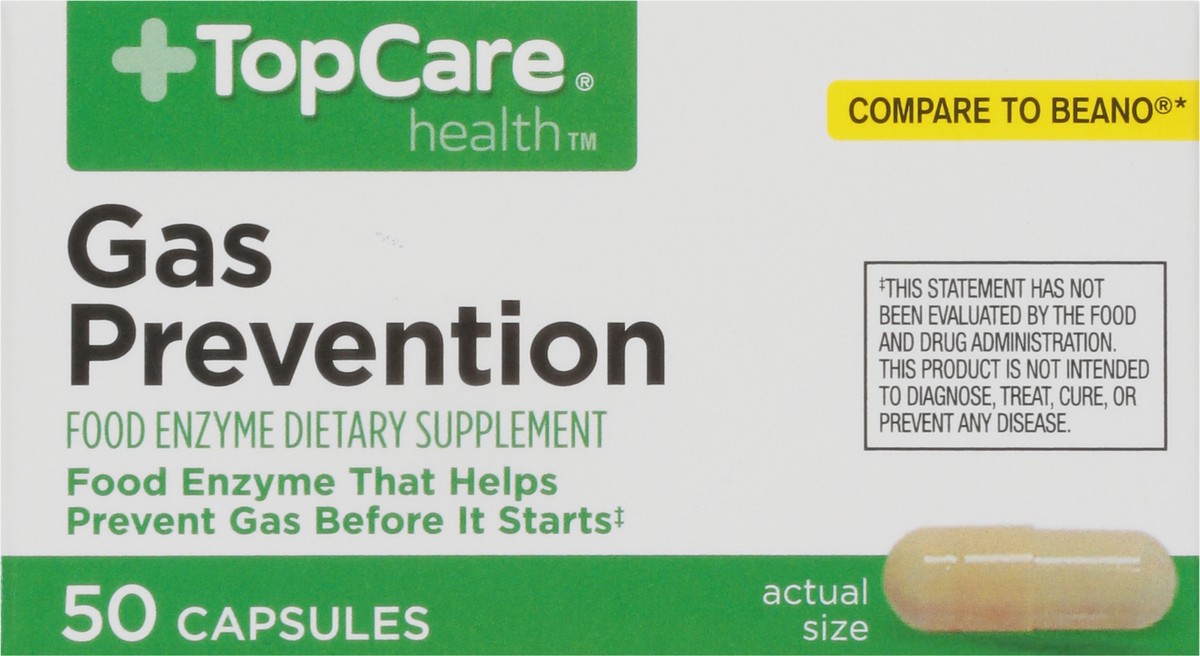 slide 6 of 9, TopCare Anti-Gas Capsules, 50 ct