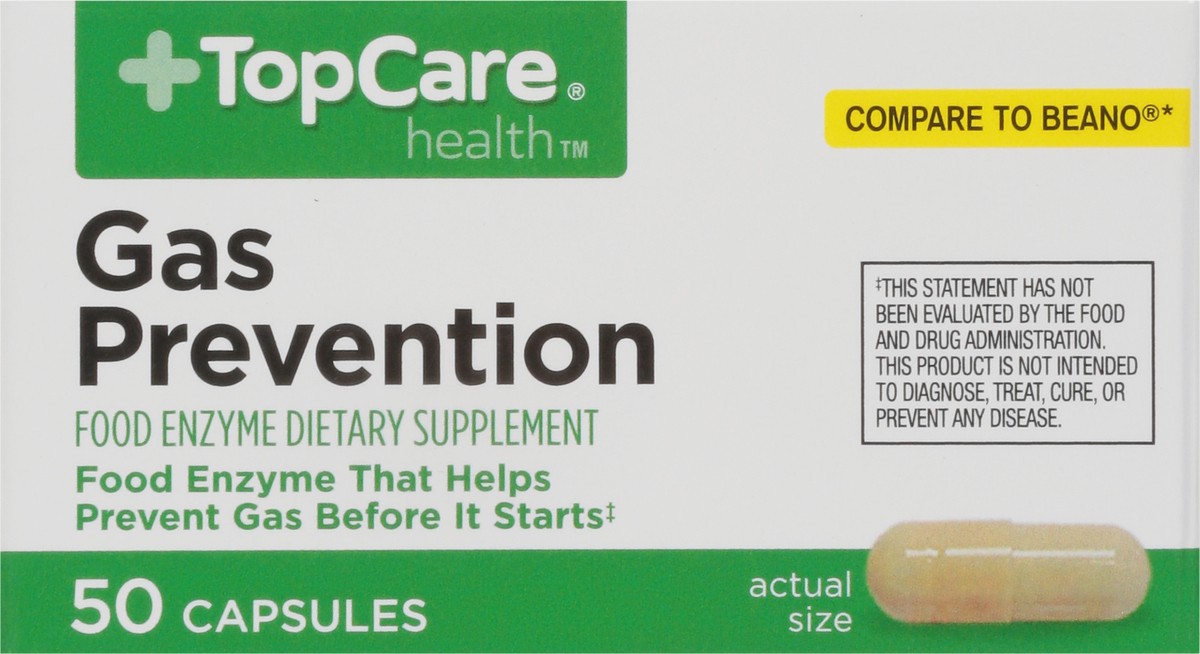 slide 9 of 9, TopCare Anti-Gas Capsules, 50 ct