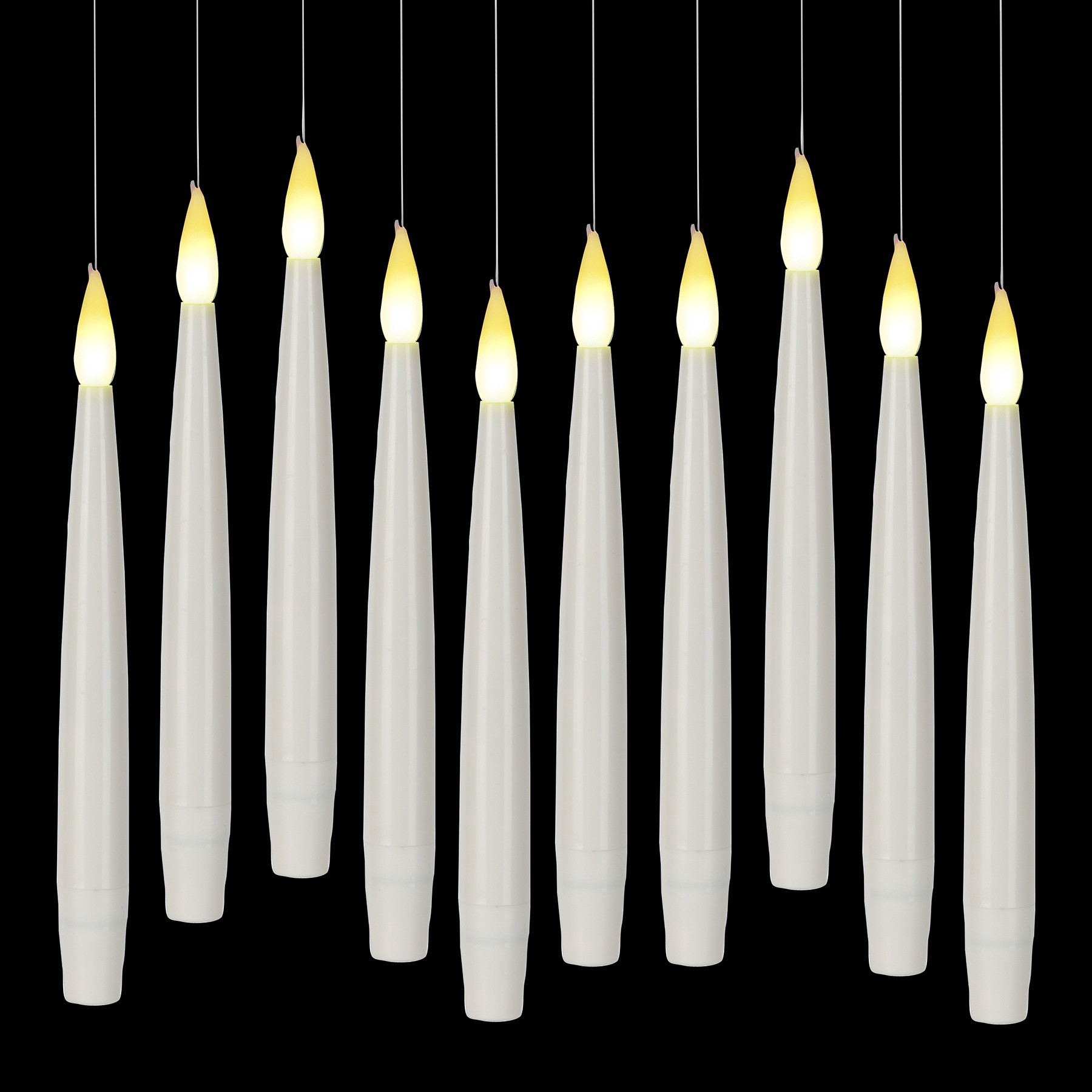 slide 4 of 5, 10ct. Color Changing Led Hanging White Candles With Remote By Ashland, 10 ct