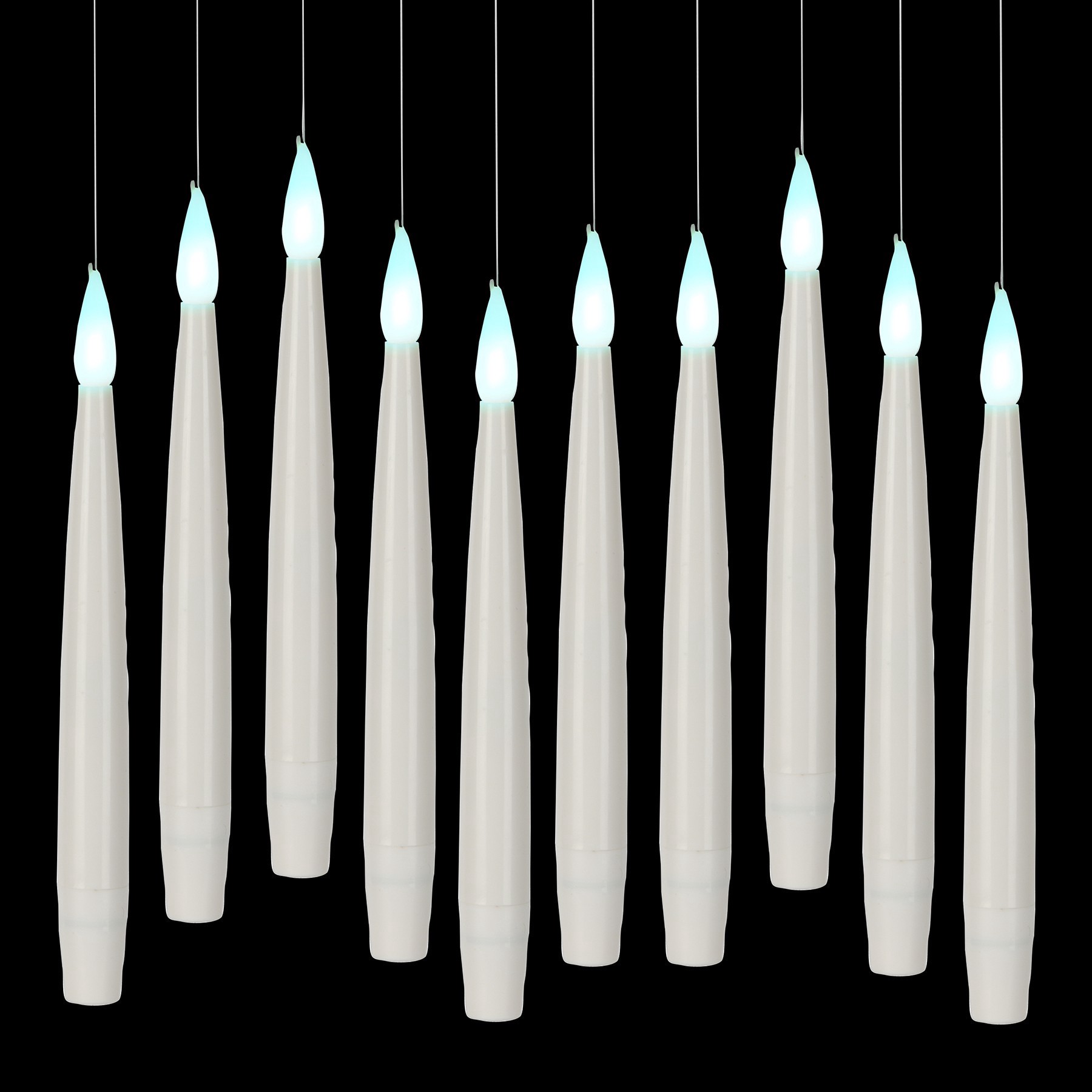 slide 2 of 5, 10ct. Color Changing Led Hanging White Candles With Remote By Ashland, 10 ct