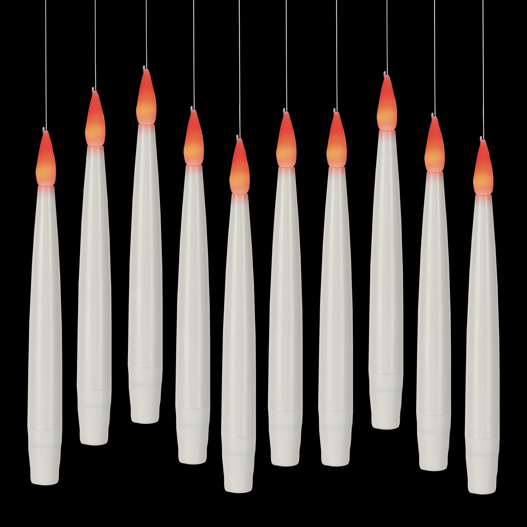 slide 3 of 5, 10ct. Color Changing Led Hanging White Candles With Remote By Ashland, 10 ct