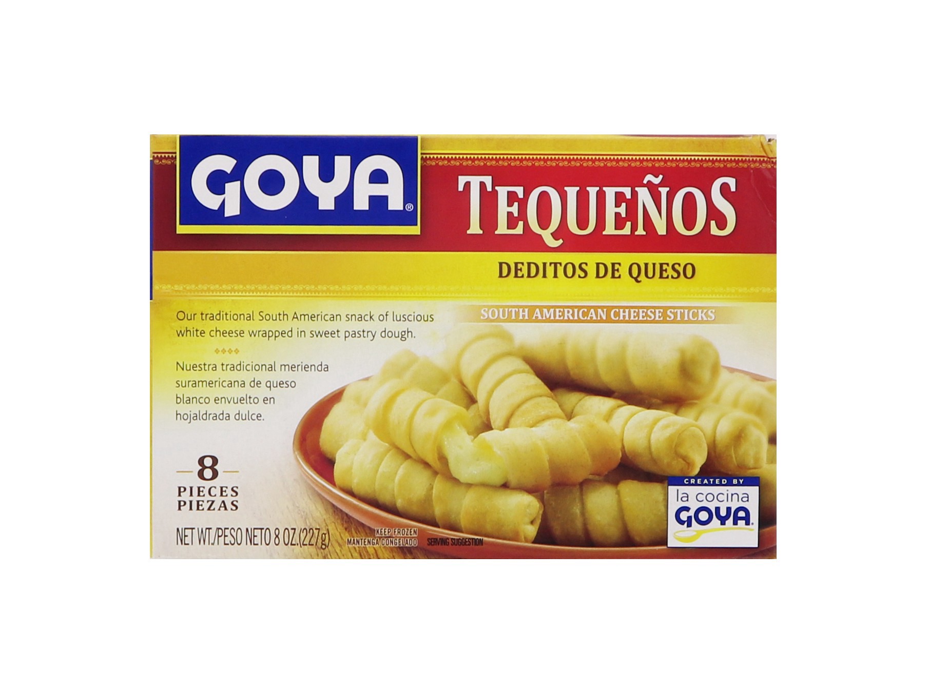slide 1 of 1, Goya Tequenos South American Cheese Sticks, 8 oz