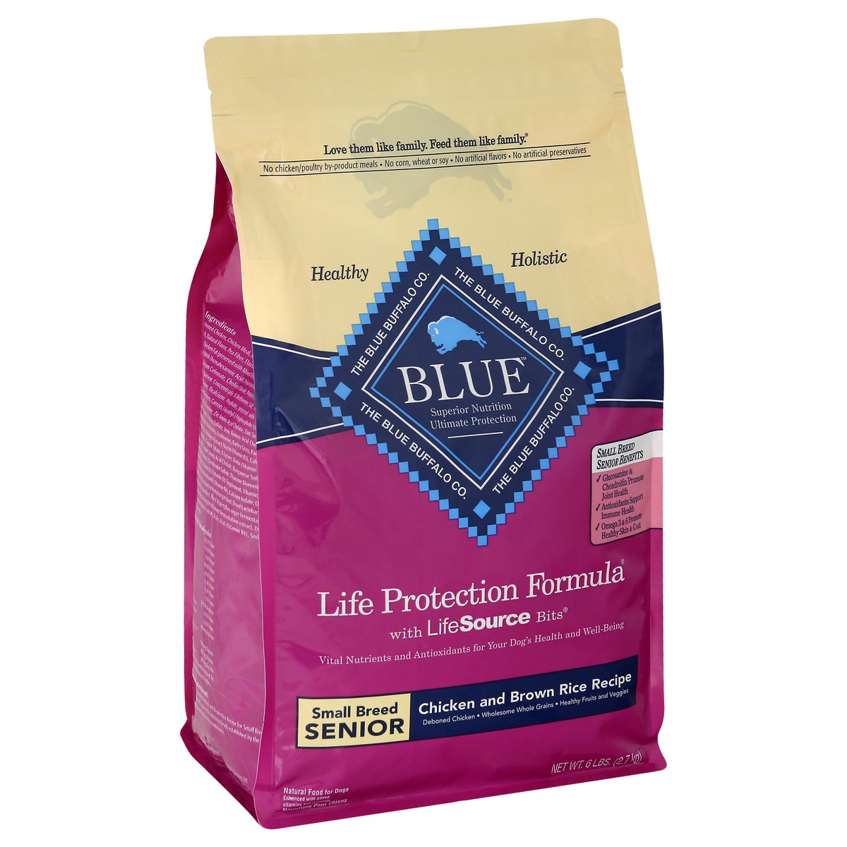 slide 11 of 11, Blue Buffalo Dog Food 6 lbs, 6 lb